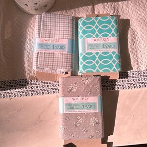 3 cotton fabric cut 1 yard each